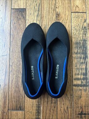 Rothy’s Black Daily Knit Round-Toe Flats